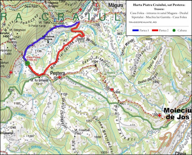 Harta Piatra Craiului_sat Pestera